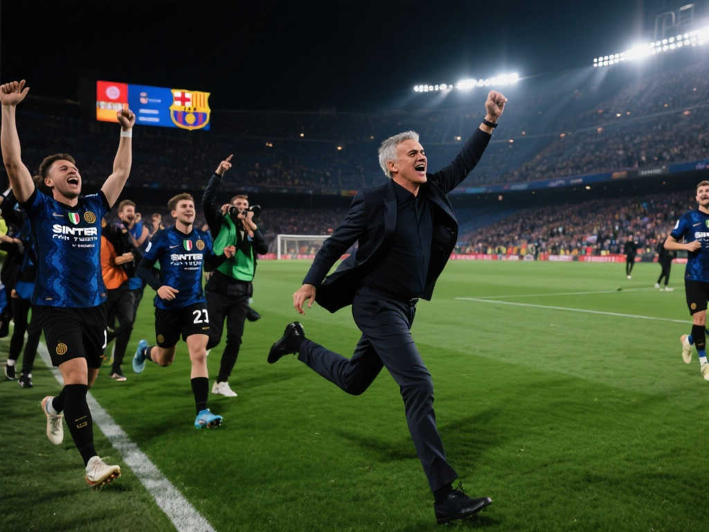 穿越时空!国米2010年半决赛力克巴萨挺进欧冠决赛 穿越时空!国米2010年半决赛力克巴萨挺进欧冠决赛